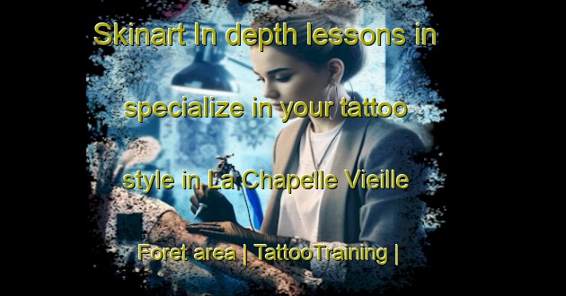 Skinart In-depth lessons in specialize in your tattoo style in La Chapelle Vieille Foret area | TattooTraining | TattooClasses | SkinartTraining-France